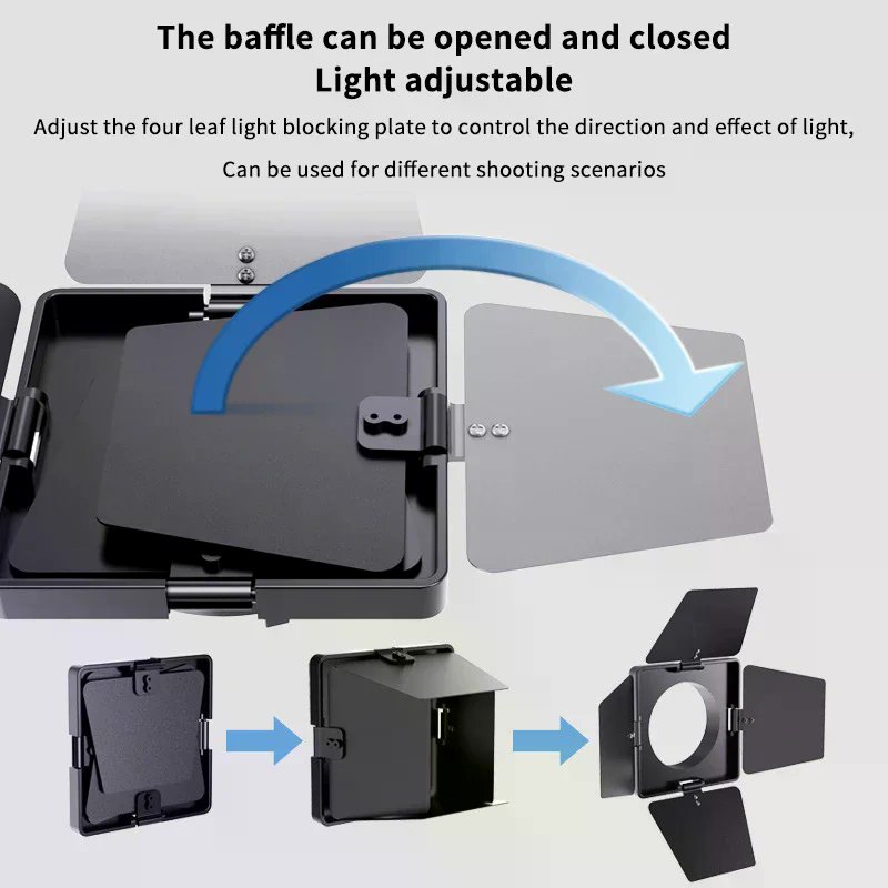 Photography Lighting Modifiers - Compuertas Four-Light Barrier For Mini Bowens