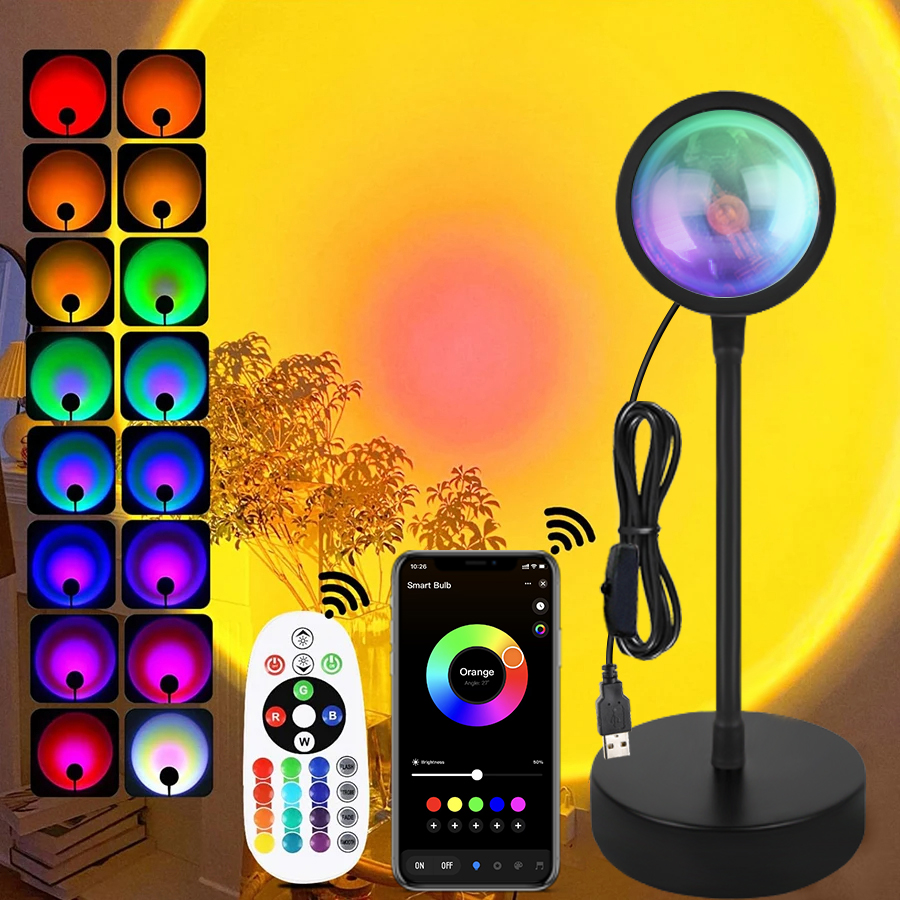 Photography Lighting Mood - Tuya Smart Sunset Lamp USB Projector