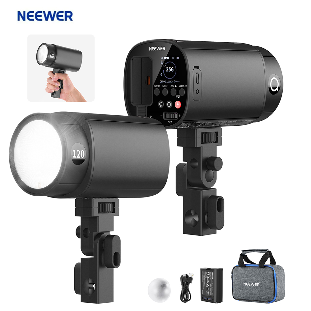 Portable Strobe Monolight - NEEWER 120Ws 2.4G TTL Outdoor Pocket