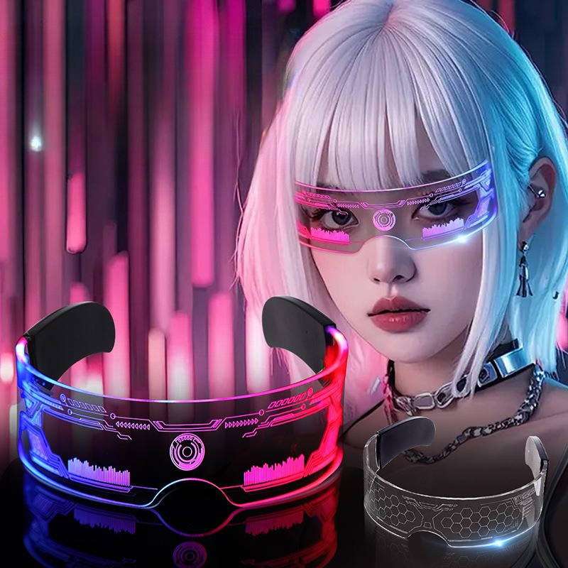 Photography Lighting Essentials - LED Glasses Cool Sci-Fi Light Up