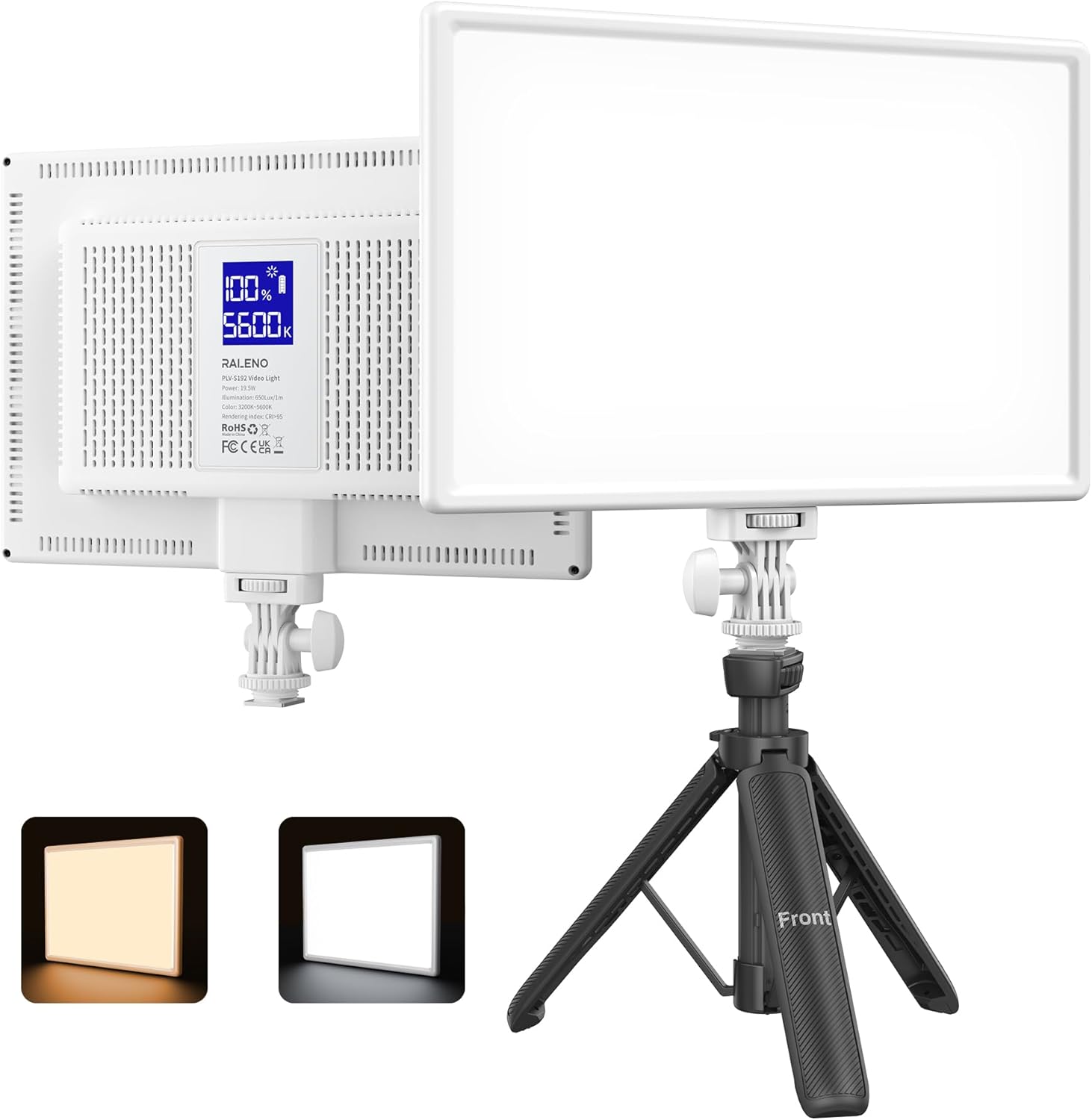 Photography Lighting For Studio - 19.5W LED Video Light 2500-6500K CRI95+