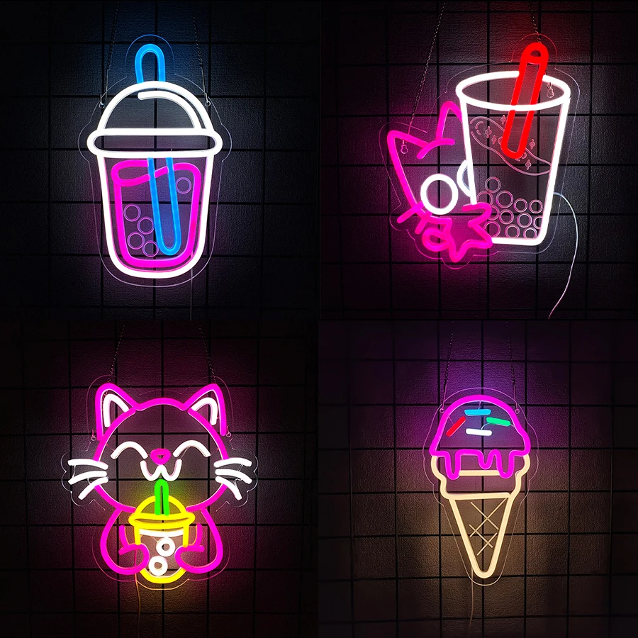 Photography Lighting For Food - Sweet Series Geek Bar Neon Sign