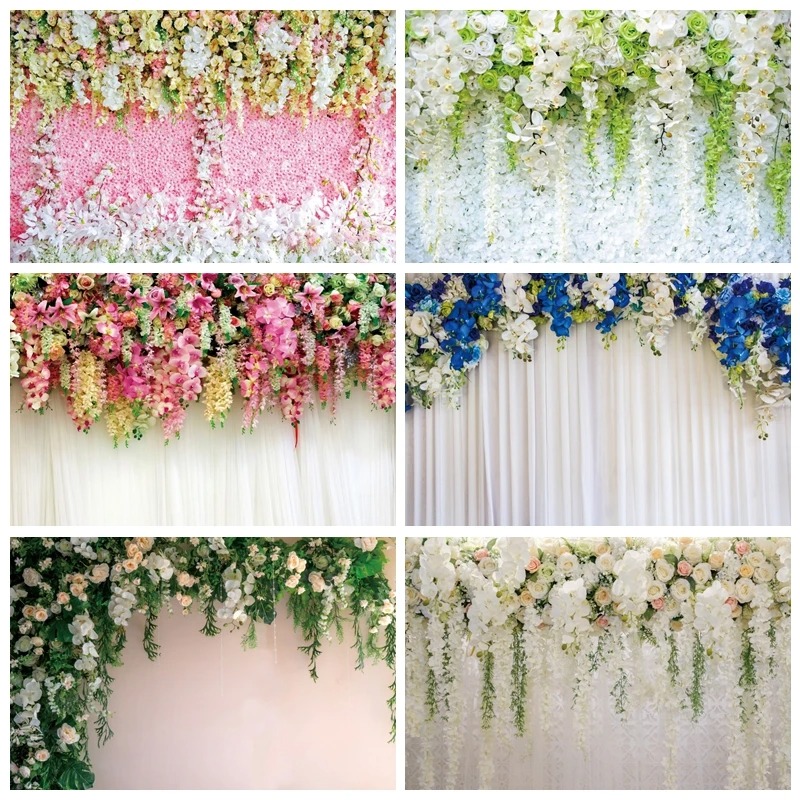 Photography Lighting Backdrop - Wedding Photography custom Backdrop Flower Floral