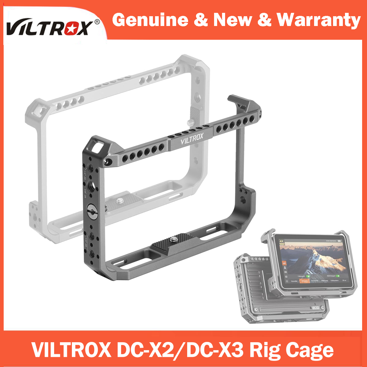 Photography Lighting Description - VILTROX Camera Monitor Rig Cage for