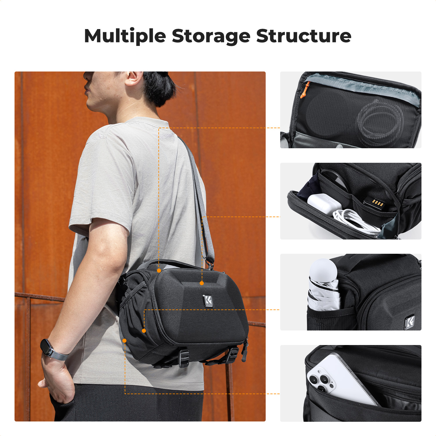 K&F CONCEPT Lightweight Tough  - Photography Lighting Equipment Bags recension och pris