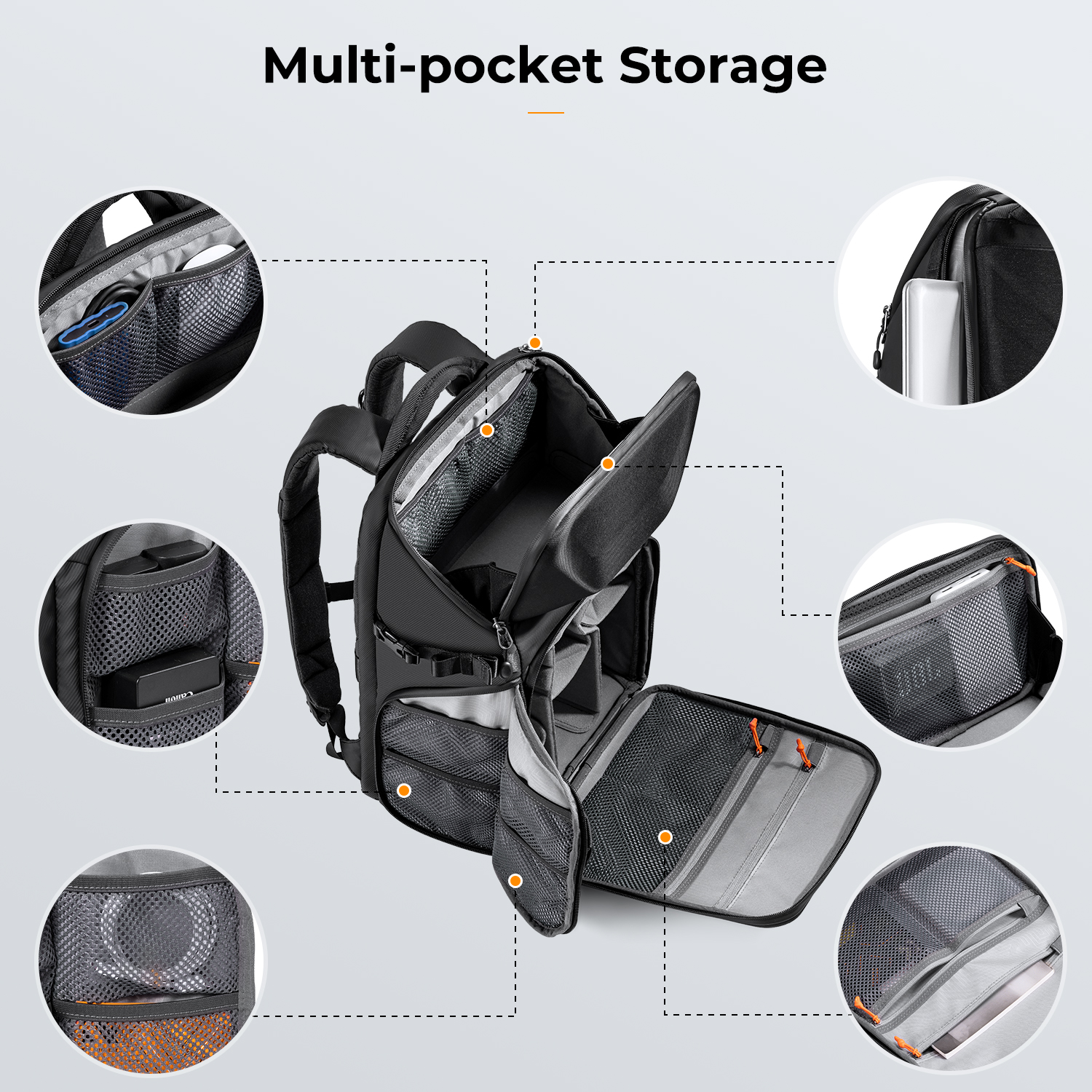 K&F CONCEPT 20L Camera Backpac - Photography Lighting Equipment Bags recension och pris