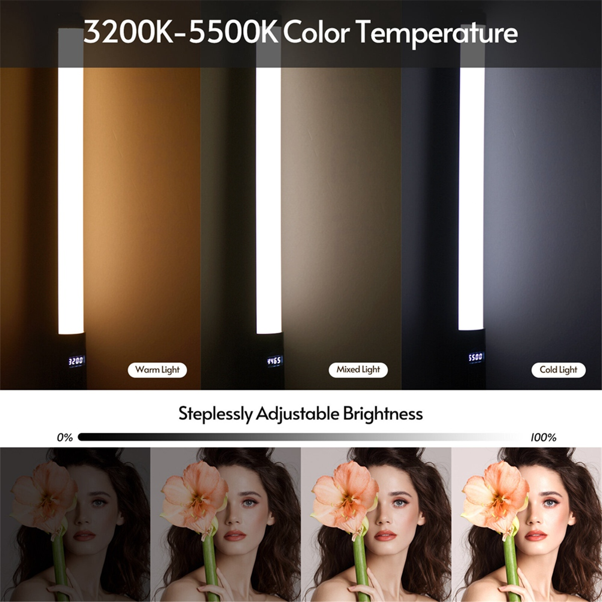 New Tech Handheld RGB Tube Lig - Photography Lighting Wand recension och pris