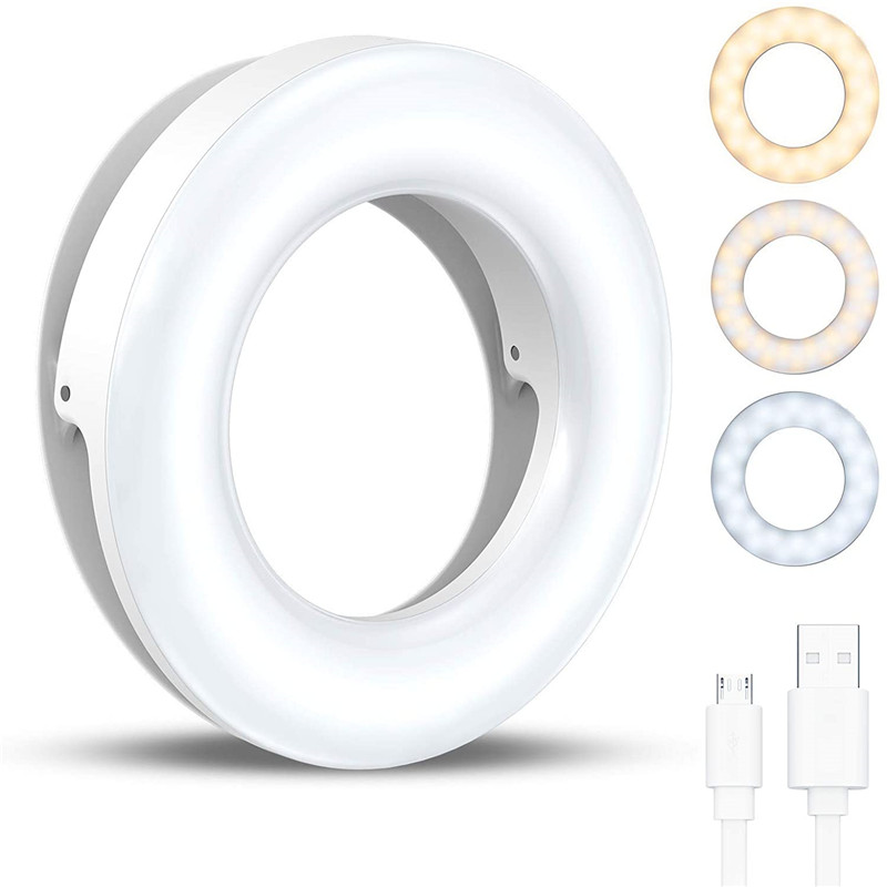 Portable LED Clip Ring Light 4 - Photography Lighting Wand recension och pris