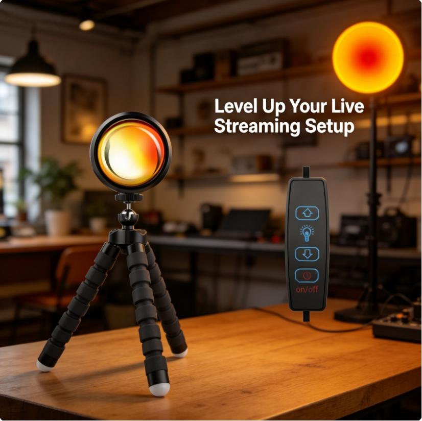 Sunset Projector Lamp with Fle - Photography Lighting Mood recension och pris