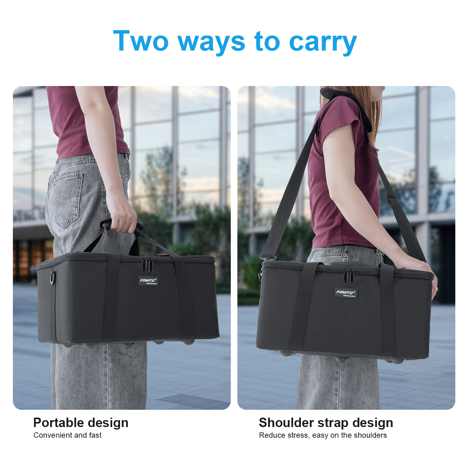 FOMITO Camera Bag Crossbody Sh - Photography Lighting Equipment Bags recension och pris
