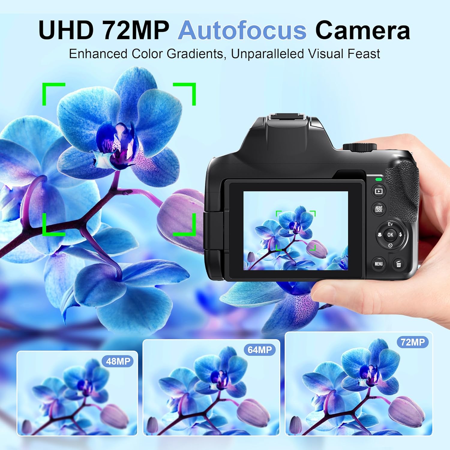 4K HD Digital Camera for Photo - Photography Using Lighting recension och pris