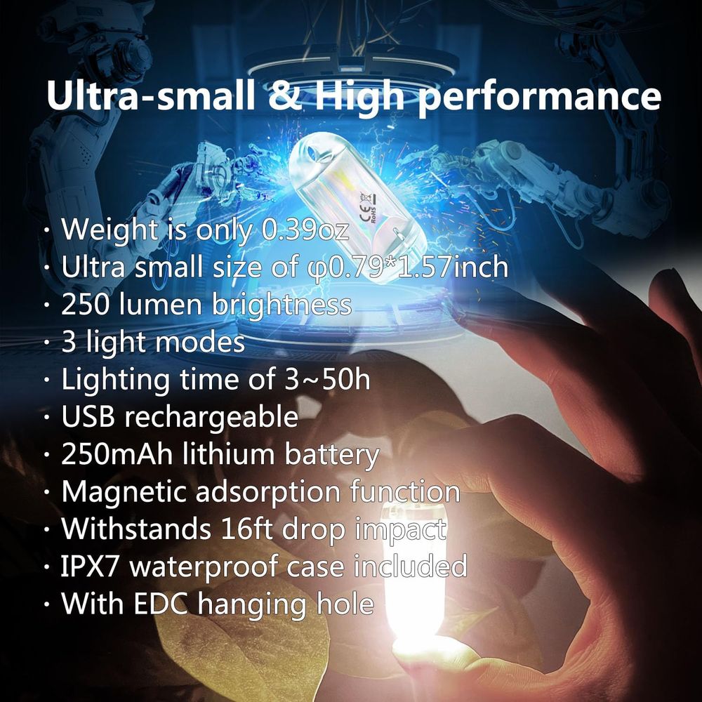 Mini LED Lantern 2-Pack Waterp - Photography Lighting Type recension och pris