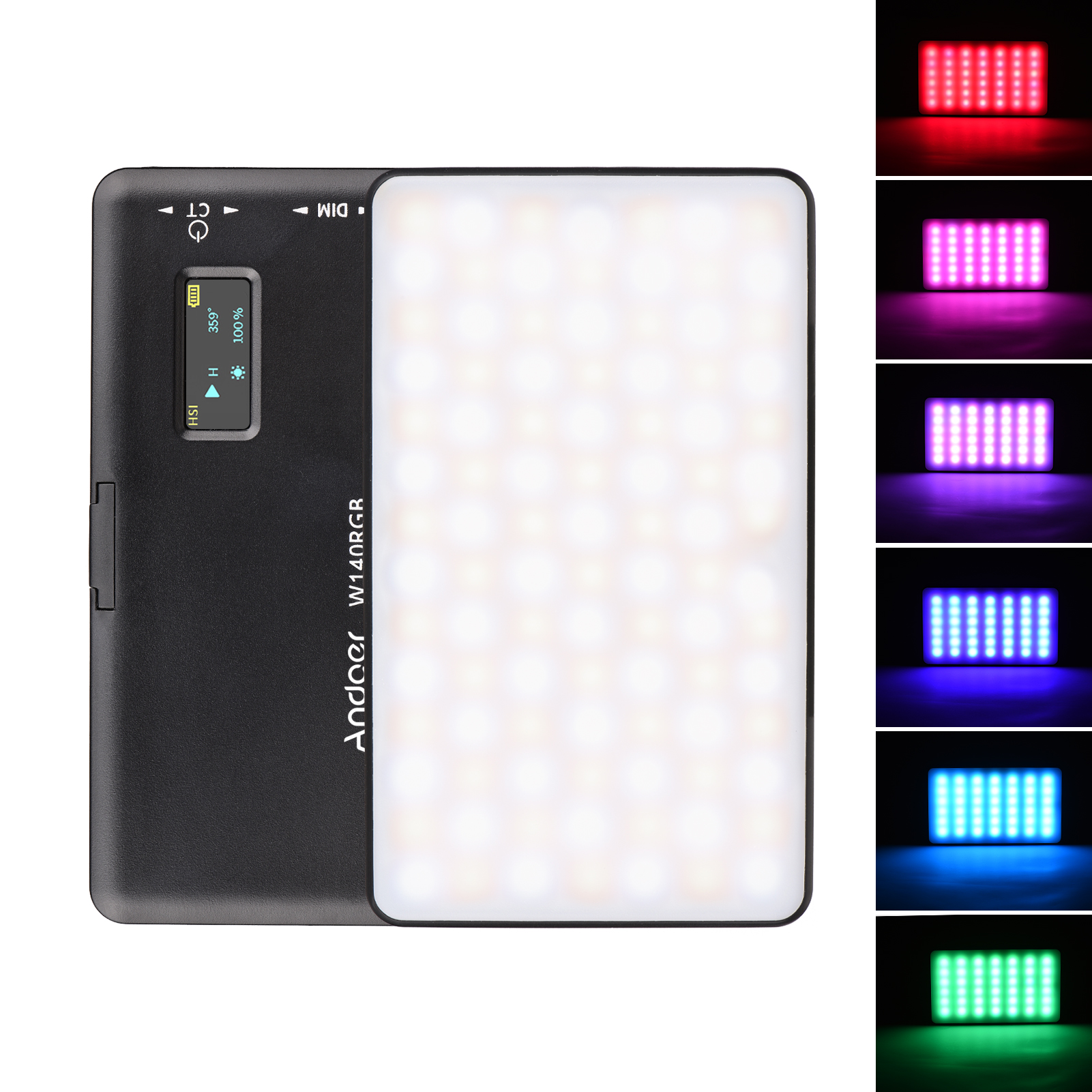 LED Video Light Rechargeable P - Lighting Effect In Photography recension och pris