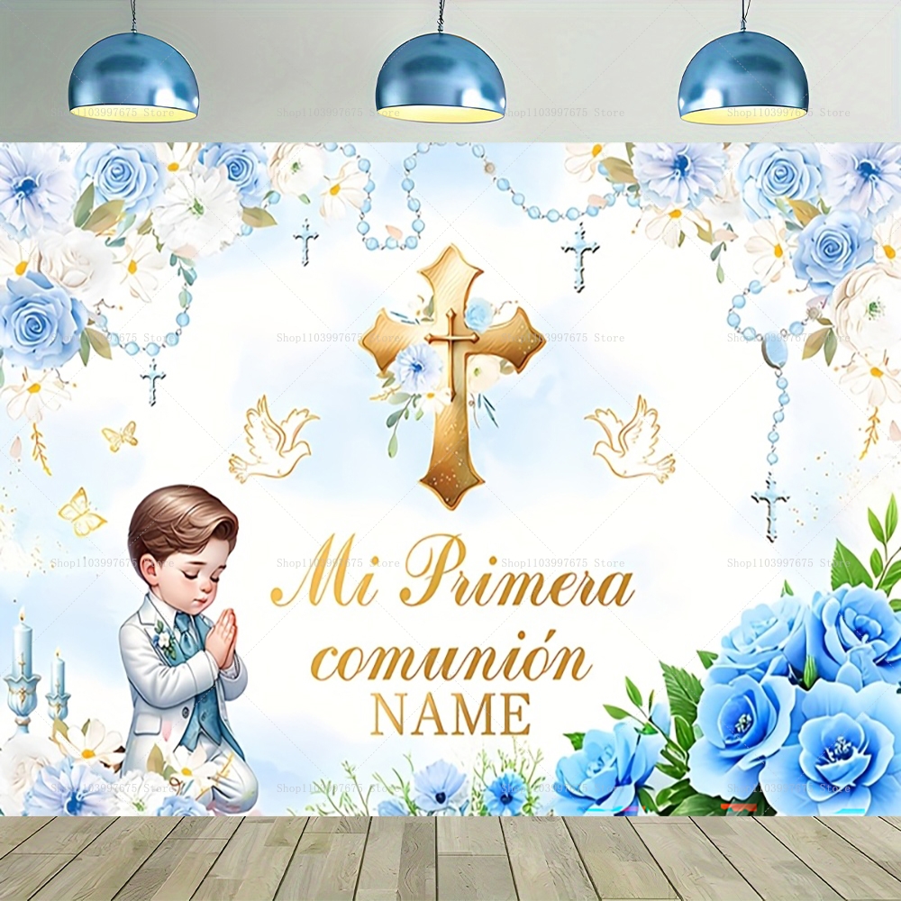 Custom Boy Girl First Holy Com - Photography Lighting Backdrop recension och pris