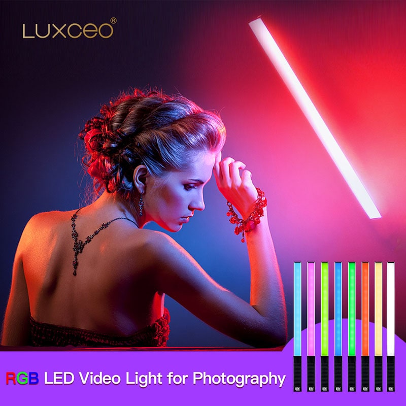 LUXCEO Q508A Handheld RGB Vide - Photography Lighting Wand recension och pris