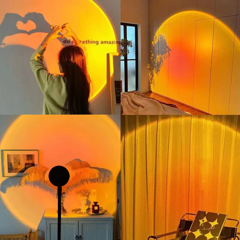 Sunset Lamp Night Light Multi  - Photography Lighting Mood recension och pris