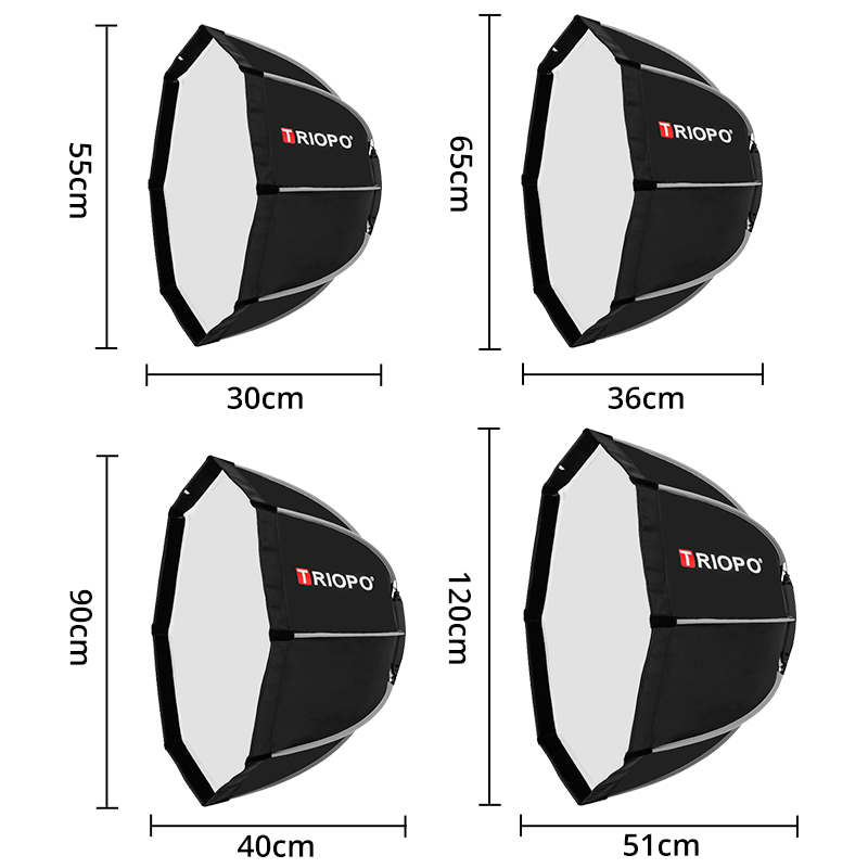 Triopo K2 55cm 65cm 90cm 120cm - Beauty Dish 55Cm recension och pris