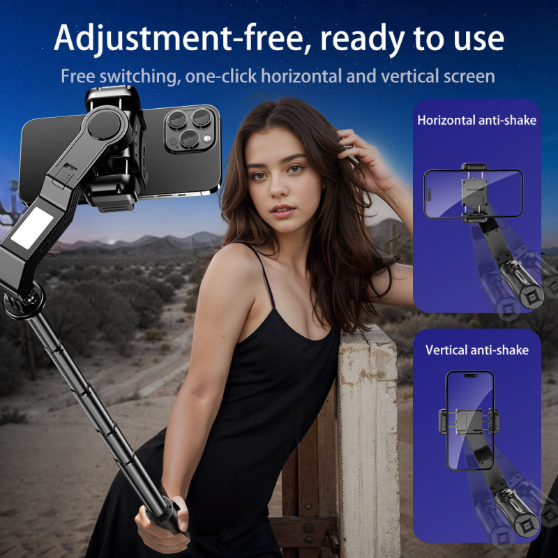 Phone Selfie Stick with LED Fi - Photography Lighting Description recension och pris