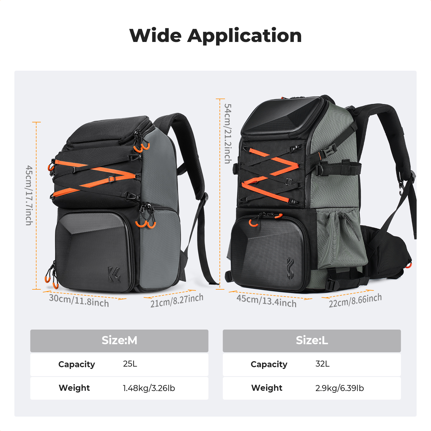 K&F CONCEPT 25L Outdoor Camera - Photography Lighting Equipment Bags recension och pris