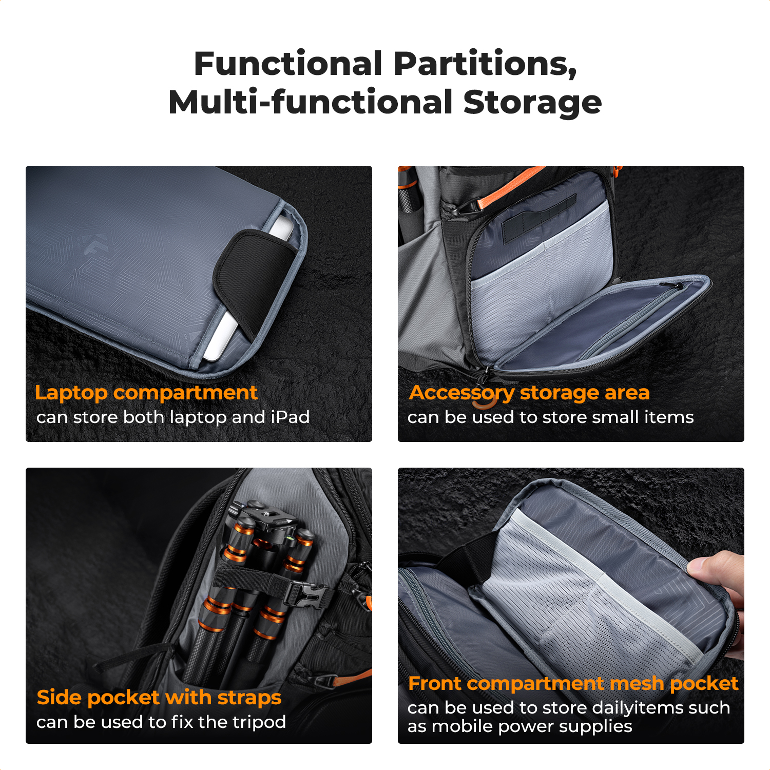 K&F CONCEPT 25L Outdoor Camera - Photography Lighting Equipment Bags recension och pris