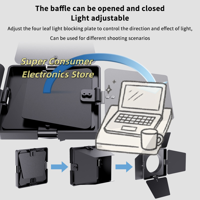 Four-Blade Barndoor for Mini B - Photography Lighting Modifiers recension och pris