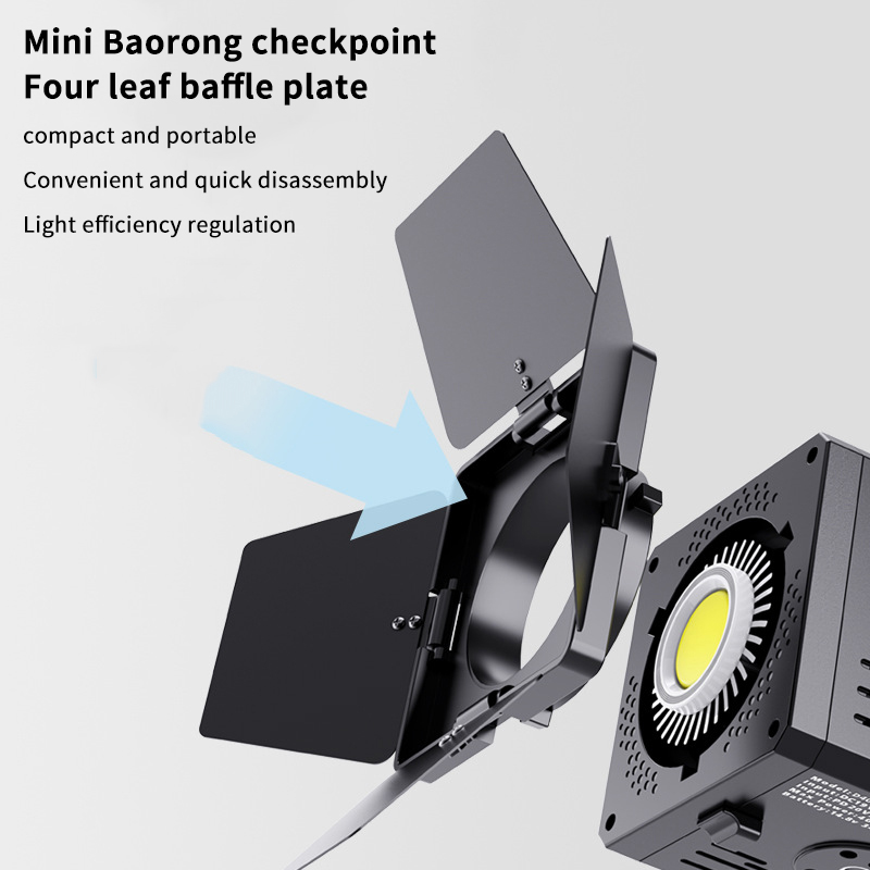 Four-Blade Barndoor for Mini B - Photography Lighting Modifiers recension och pris
