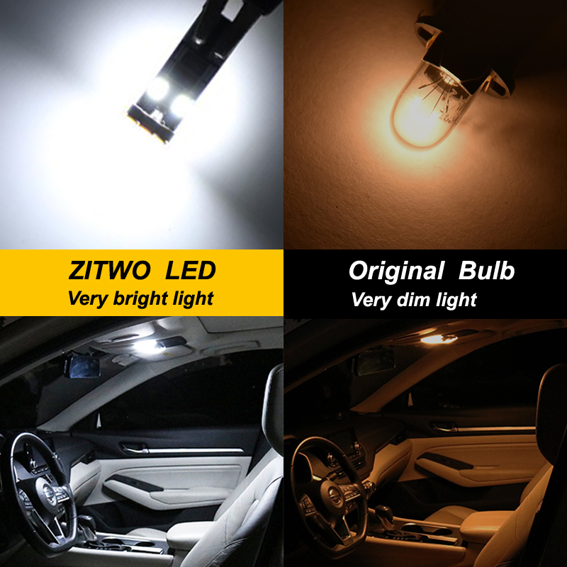 ZITWO 9Pcs Car Inside Bulb For - Interior Photography Lighting recension och pris