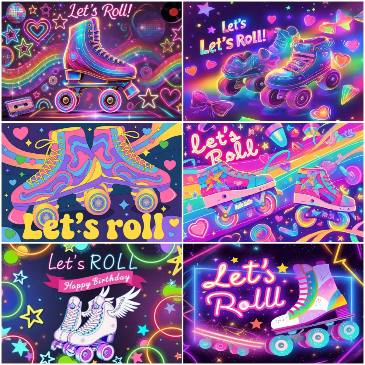 Roller Skating Shoes Theme Bir - Photography Lighting Backdrop recension och pris