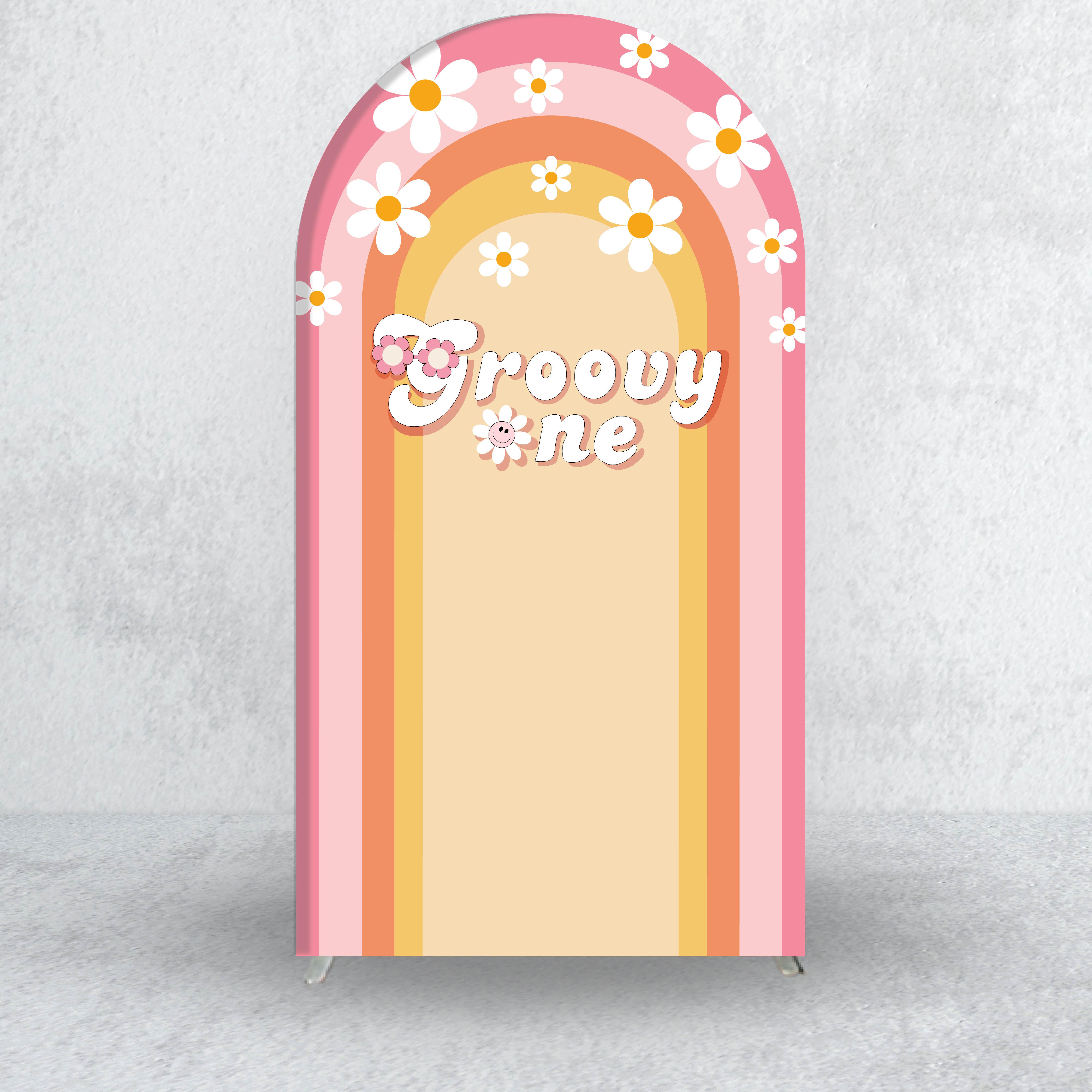 Arch Backdrop Cover Groovy One - Photography Lighting Backdrop recension och pris