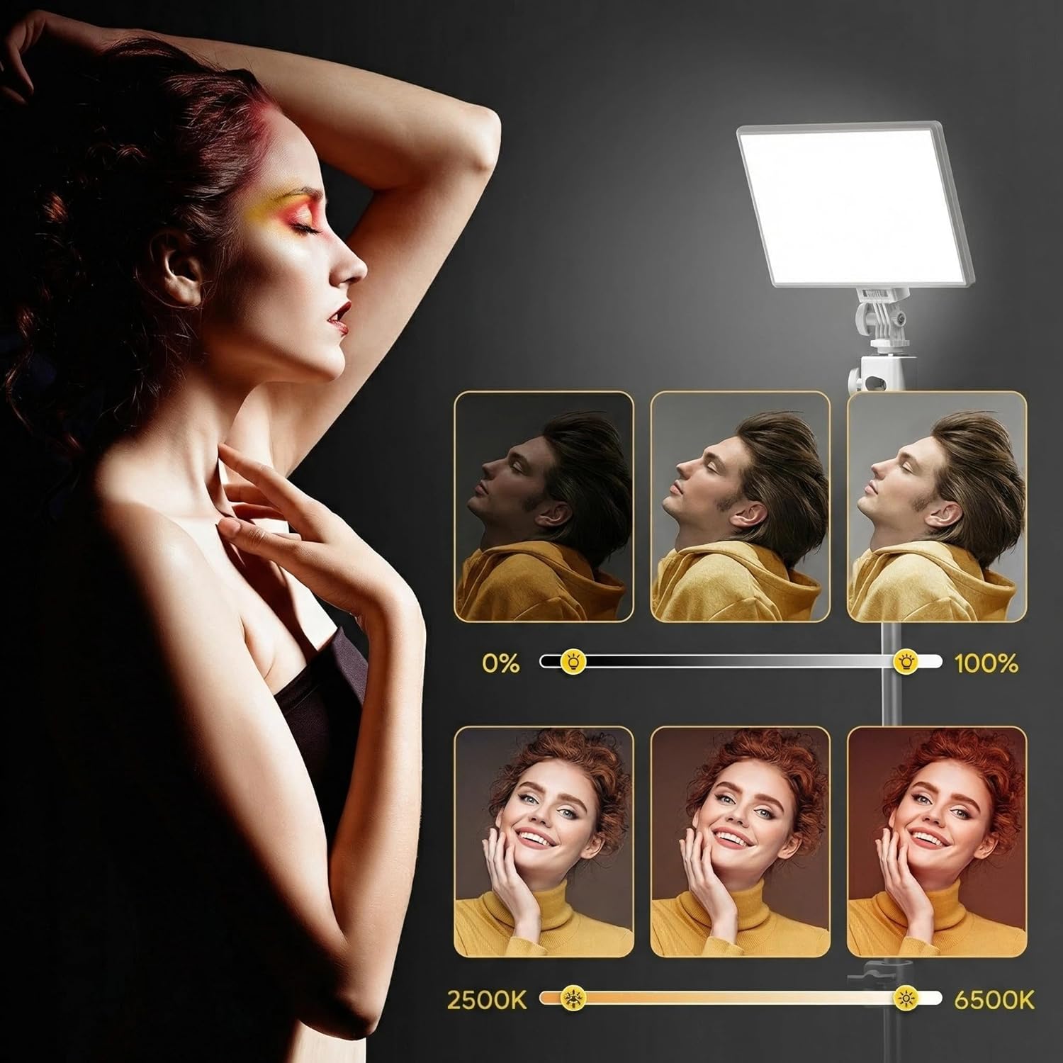 19.5W LED Video Light 2500-650 - Photography Lighting For Studio recension och pris