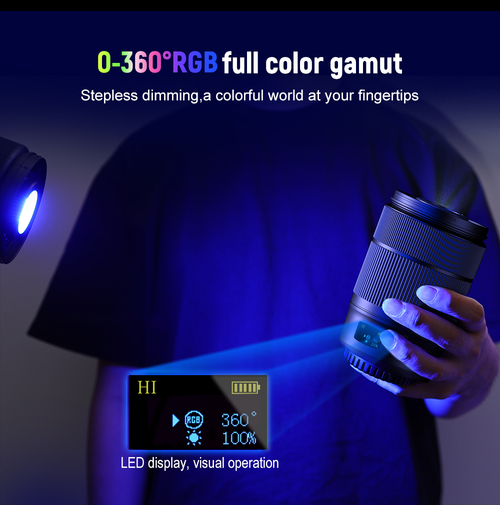 60W RGB LED Video Lights Lens  - Photography Lighting Type recension och pris