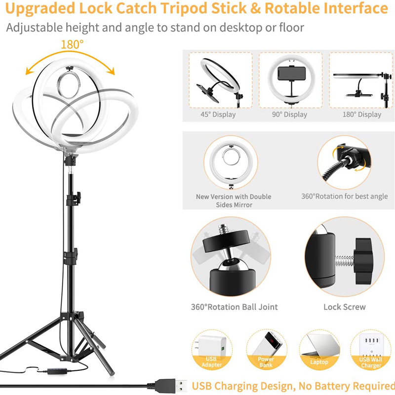 Video Light 16/26/33cm Selfie  - Photography Lighting Description recension och pris