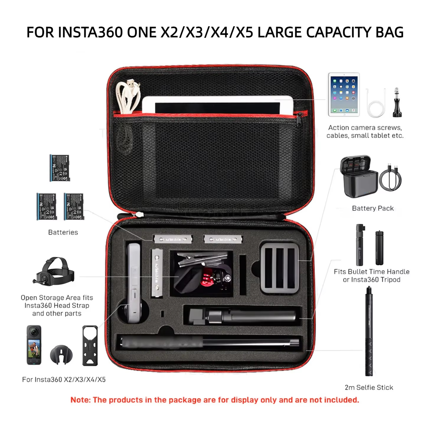 for Insta360 X5 X4 X3 Camera C - Photography Lighting Equipment Bags recension och pris