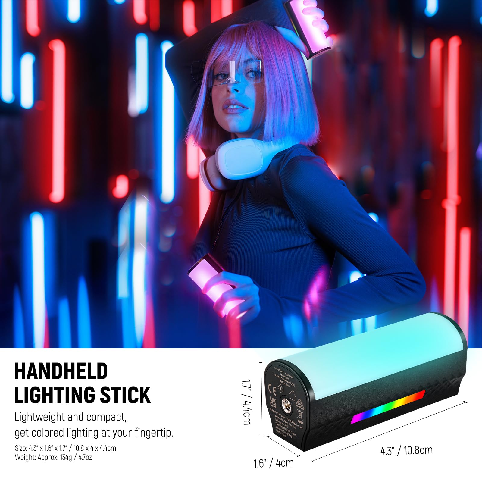 NEEWER Magnetic Handheld Light - Photography Lighting Wand recension och pris