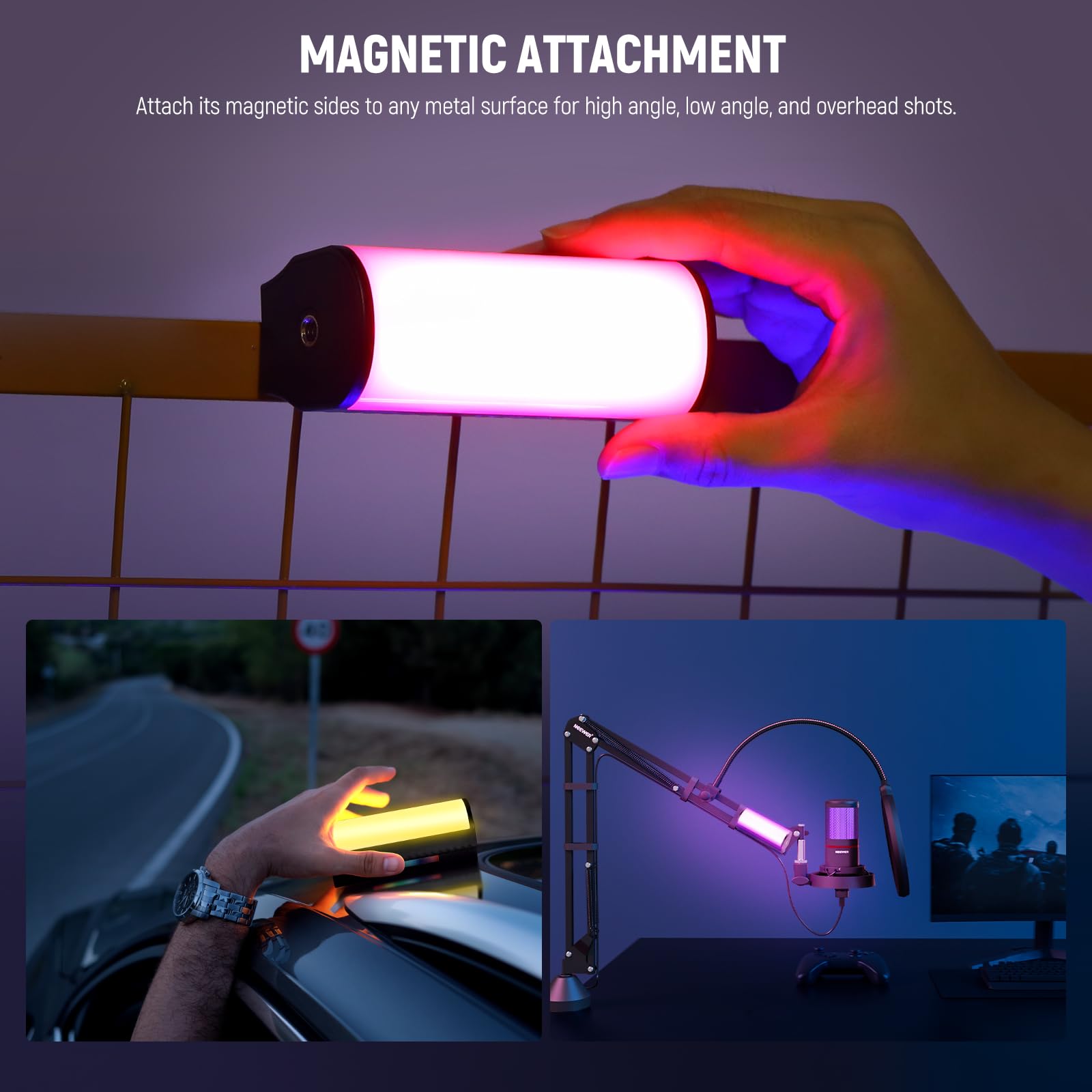 NEEWER Magnetic Handheld Light - Photography Lighting Wand recension och pris