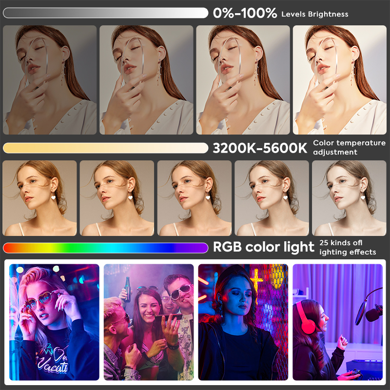 RGB Photography Strip Light 28 - Photography Lighting Wand recension och pris