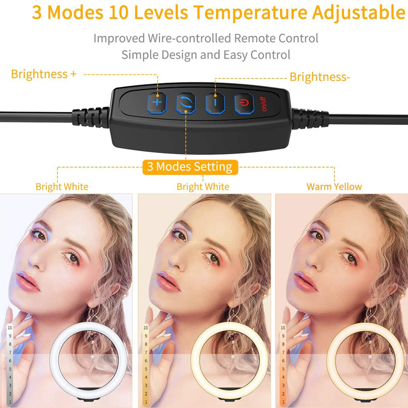 LED Selfie Ring Lighting Photo - Photography Lighting Wand recension och pris