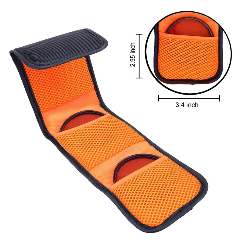 3 Pockets Bag Lens Filter Pouc - Photography Lighting Equipment Bags recension och pris