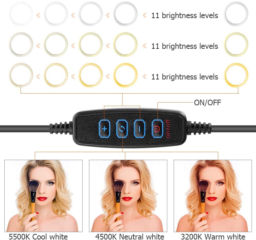 LED Photography RingLight 3 Mo - Photography Lighting Wand recension och pris