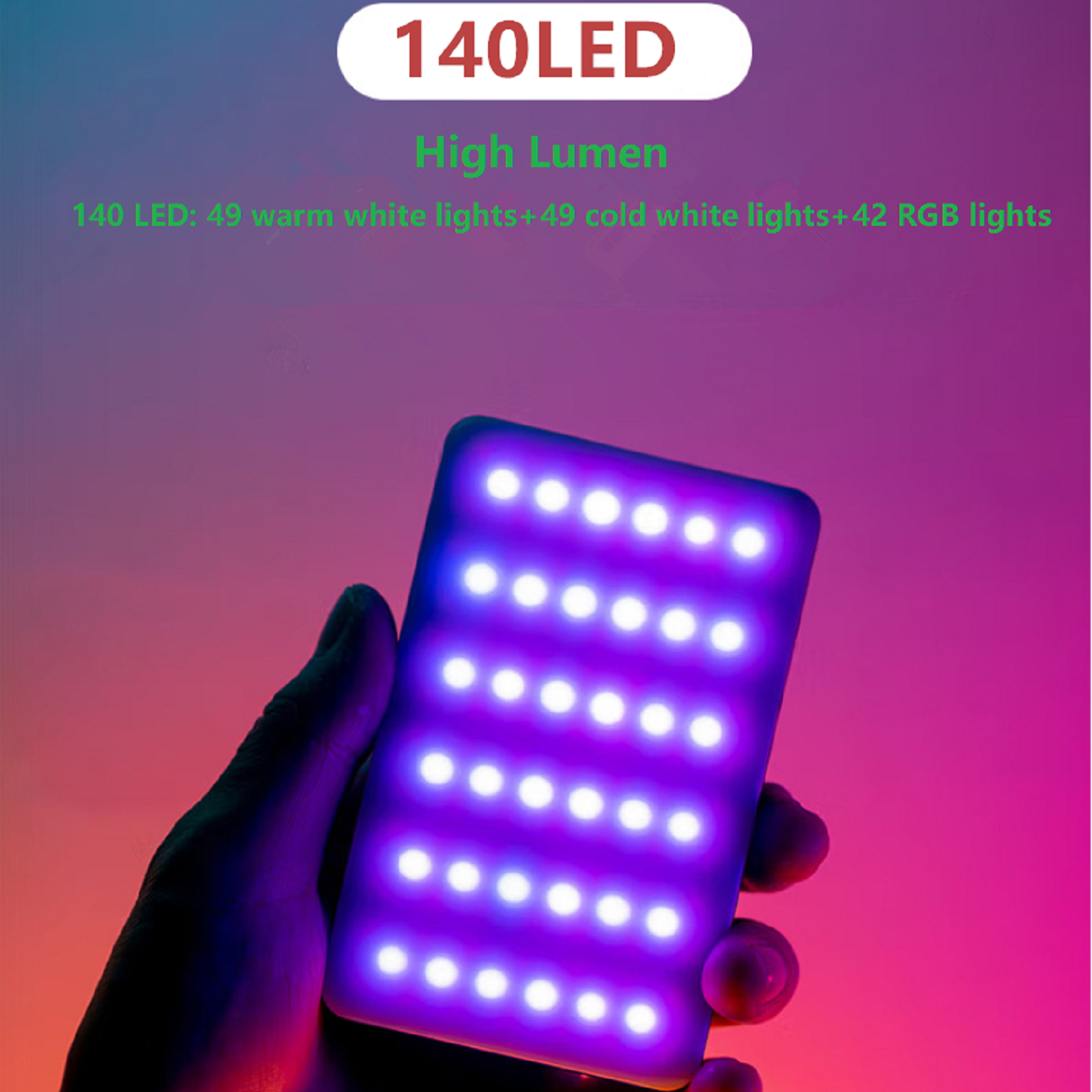 LW140 Full Color RGB LED Video - Photography Lighting Type recension och pris