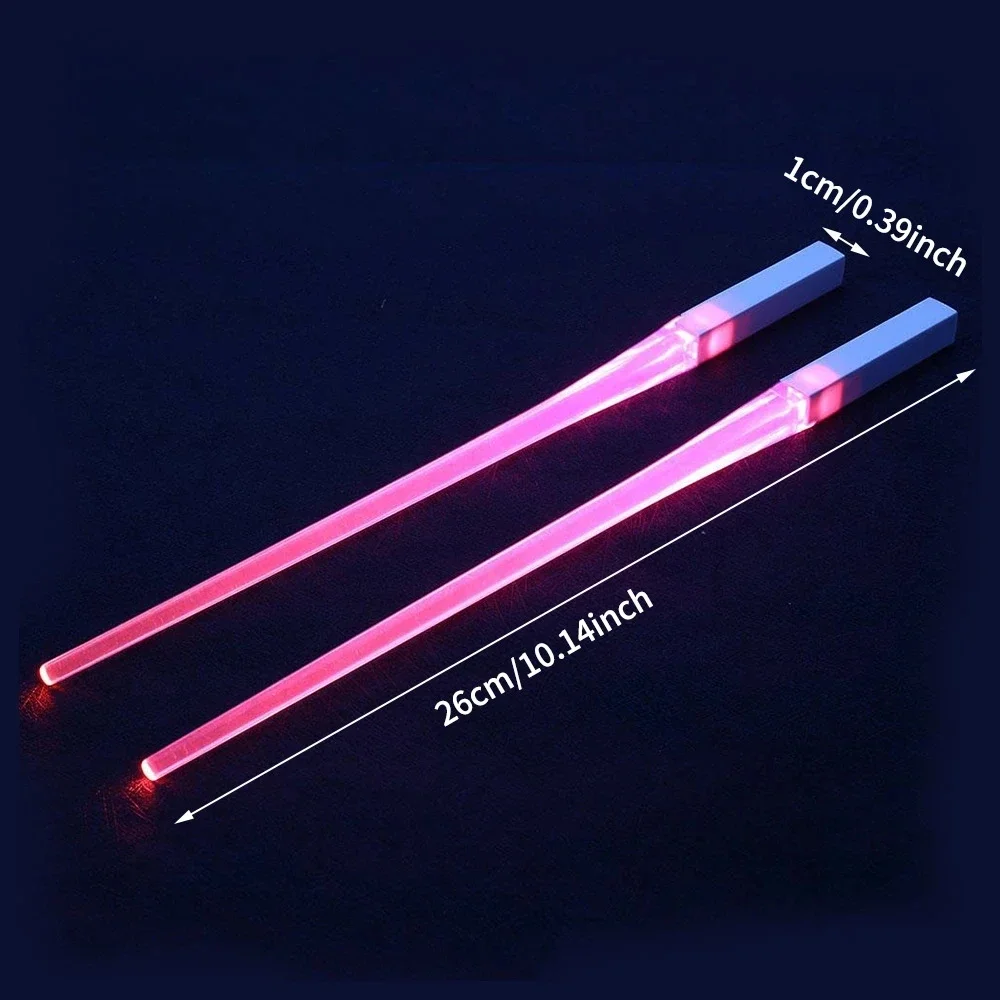 1 Pair LED Lightsaber Chopstic - Photography Lighting For Food recension och pris