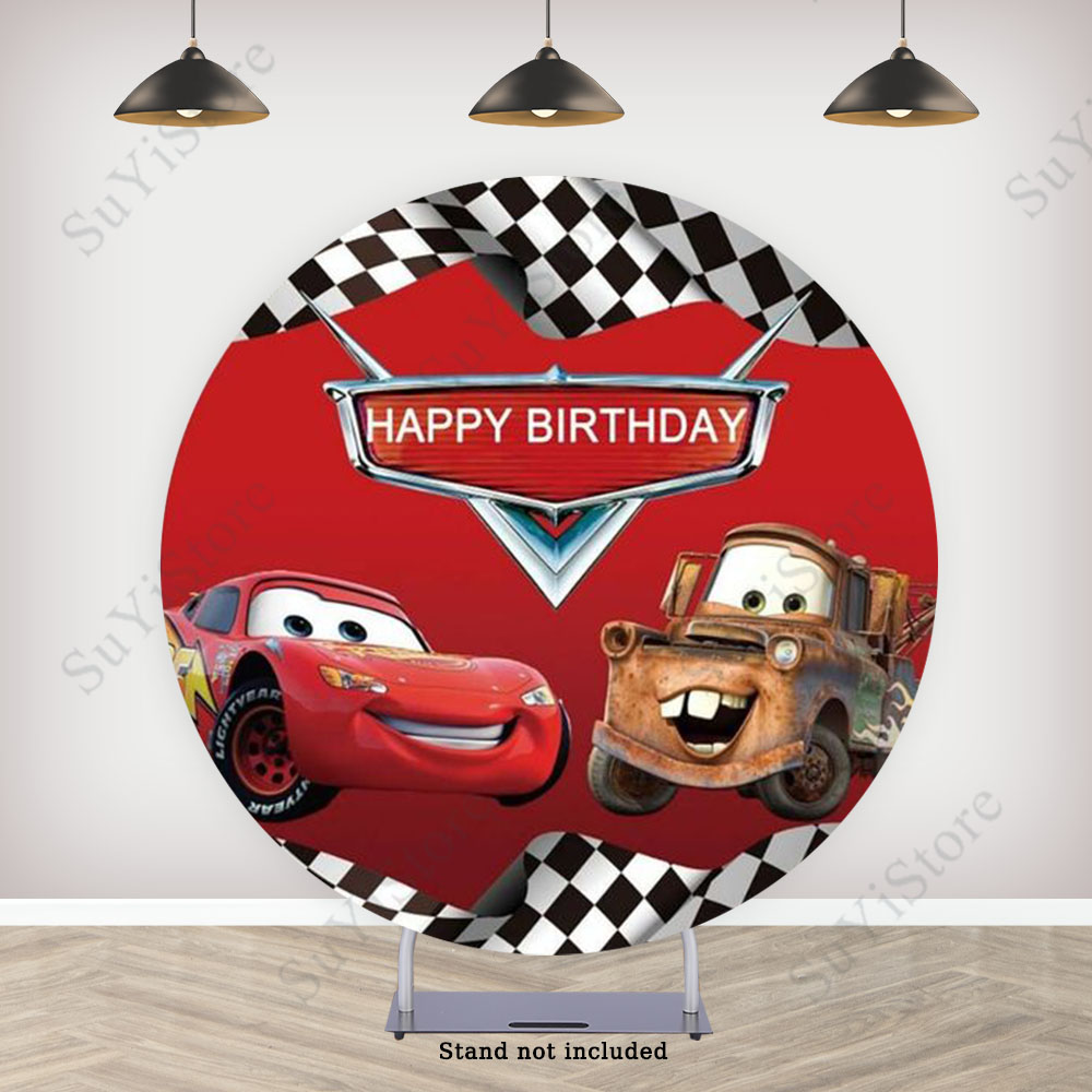 Pixar Cars Round Photo Backdro - Photography Lighting Backdrop recension och pris
