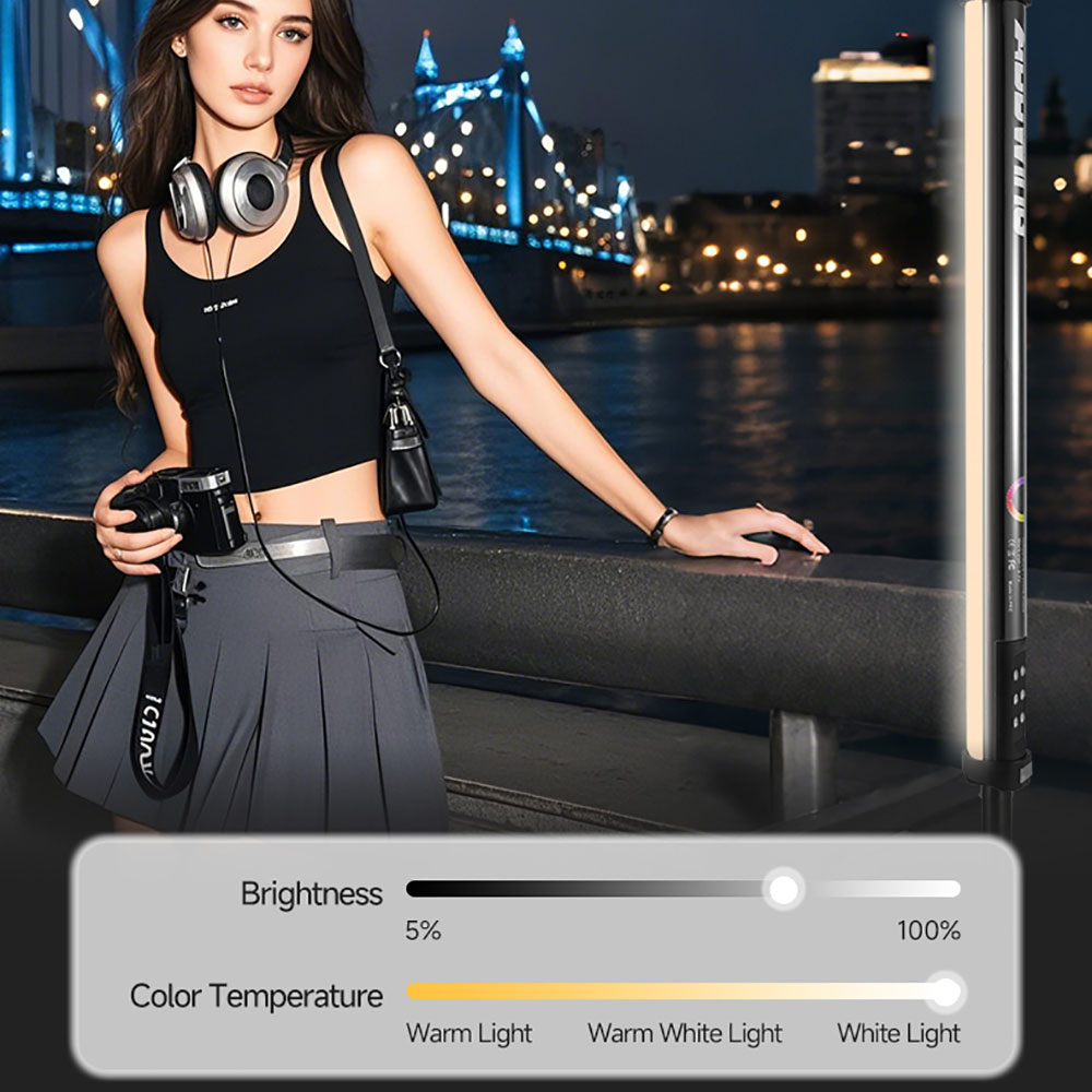 MIAOTU 54CM Handheld RGB Color - Photography Lighting Wand recension och pris