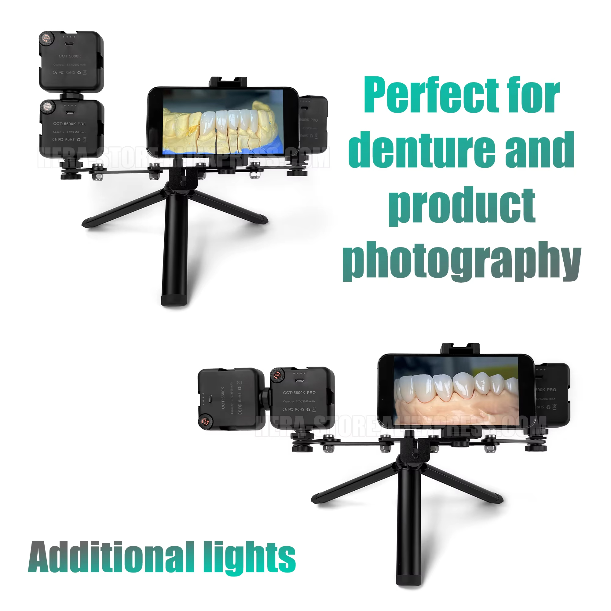 Adjustable Dental Photo Light  - Photography Lighting Essentials recension och pris