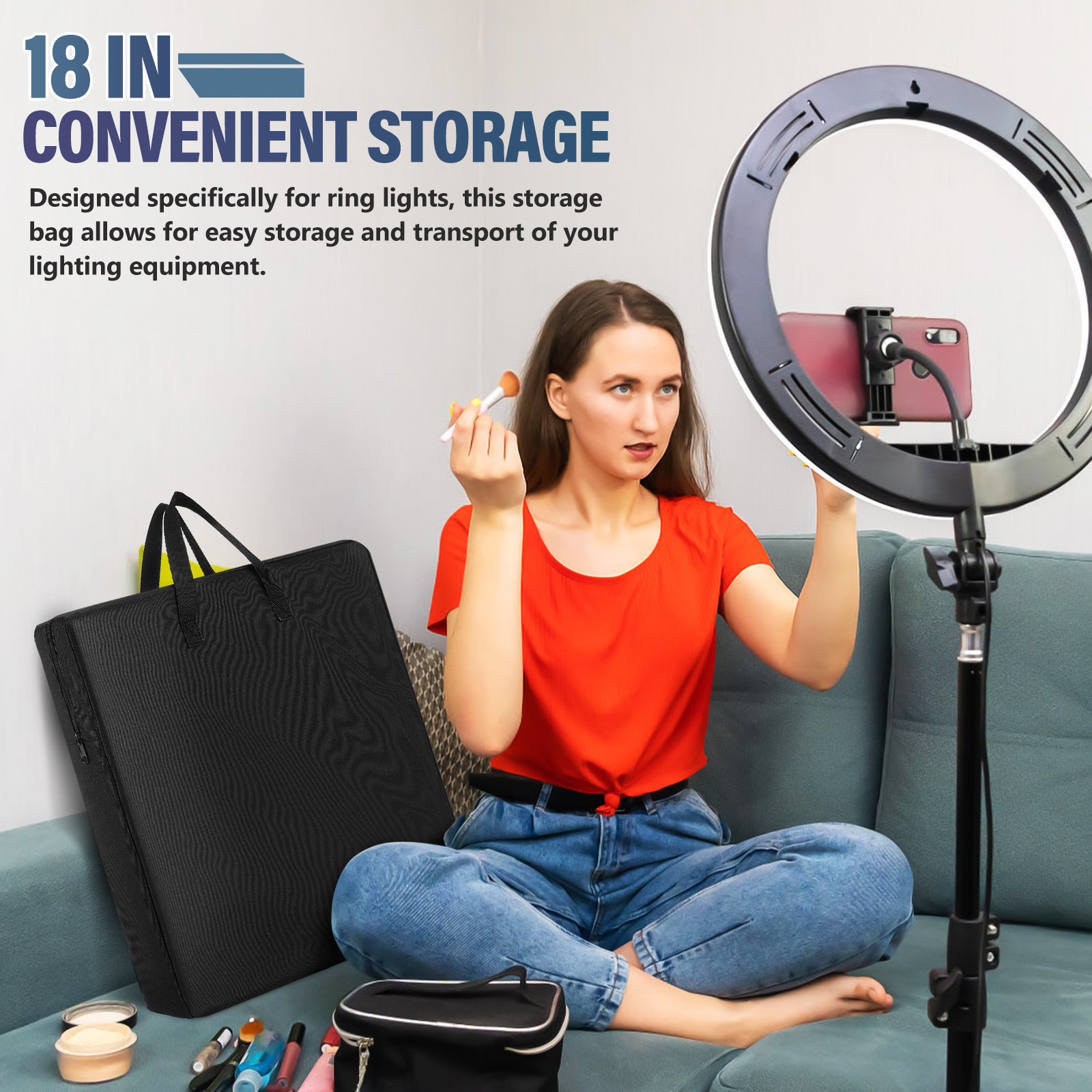 18 Inch Compact Ring Light Sto - Photography Lighting recension och pris