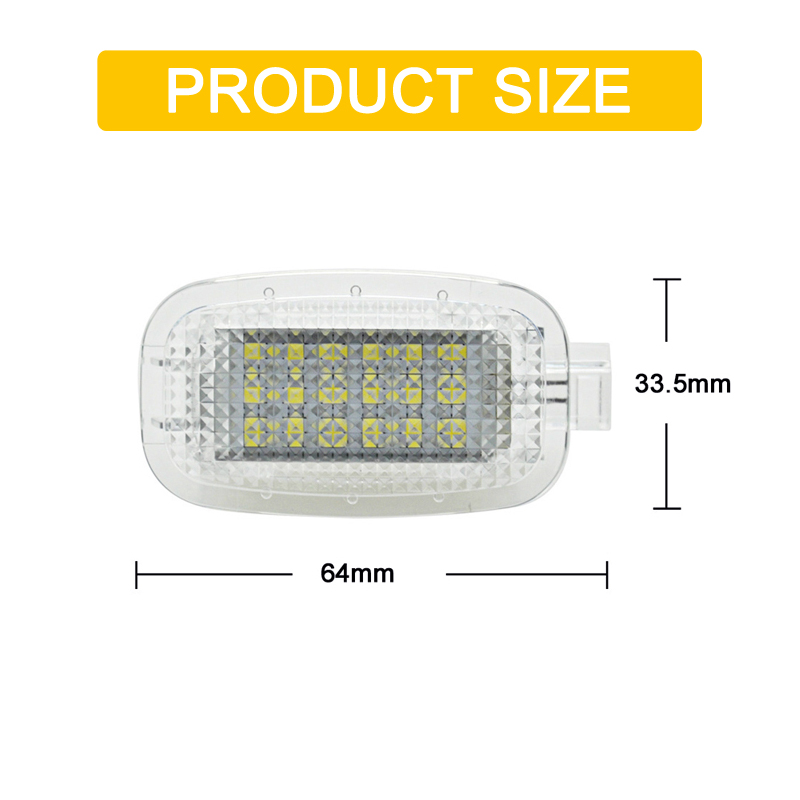 White LED Door Courtesy Luggag - Interior Photography Lighting recension och pris