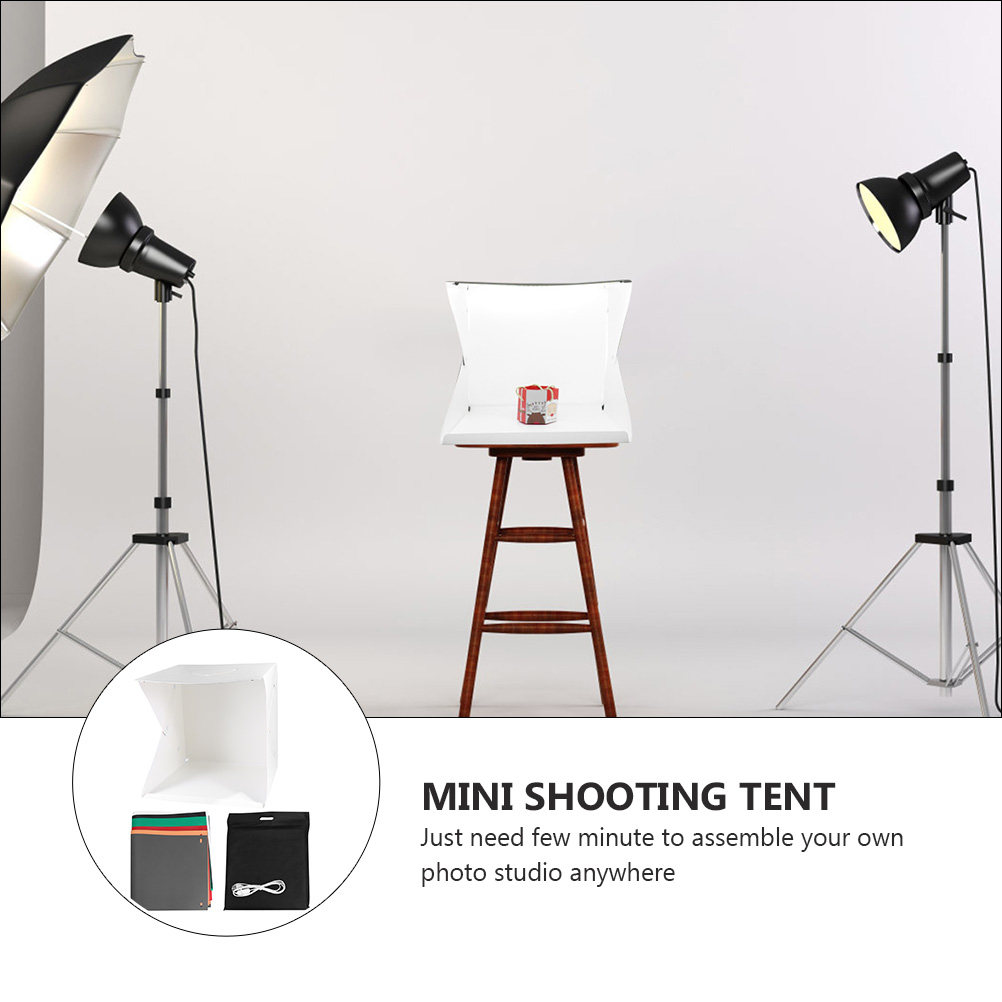 40Cm Foldable Mini Photo Studi - Photography Lighting No Shadows recension och pris