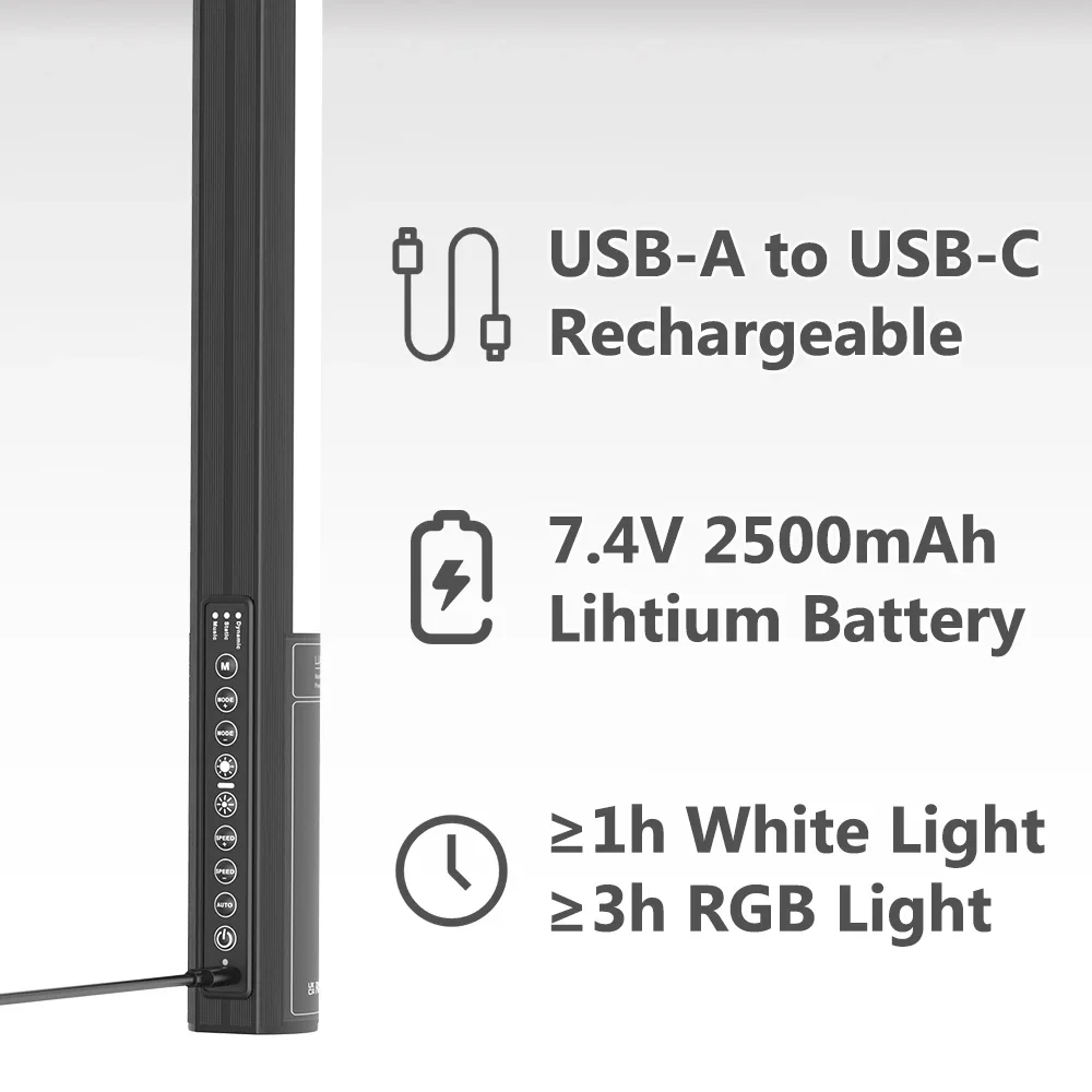 LUXCEO 120cm RGB LED Mood Ligh - Photography Lighting Mood recension och pris